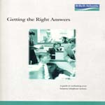 “Getting the Right Answers,” one of many front covers for Bell Atlantic Business for Payphone.